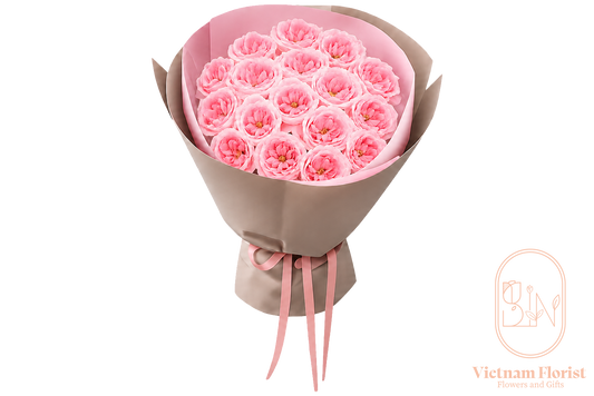 Pure Ohara Kiss – Pink OHara Rose Bouquet