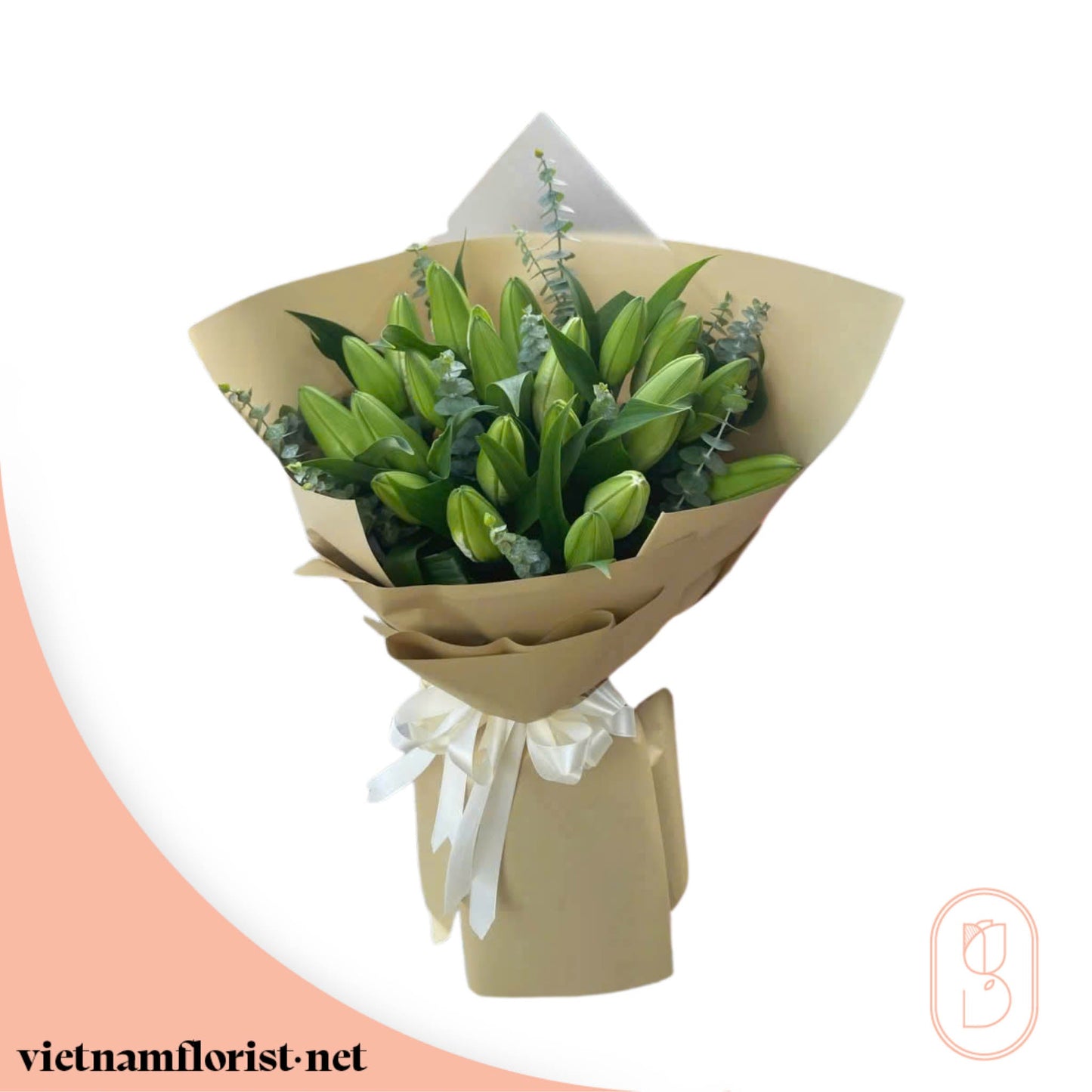 Lily bouquet 'Beauty' – Delivered in Hanoi, Da Nang, Ho Chi Minh, and across Vietnam