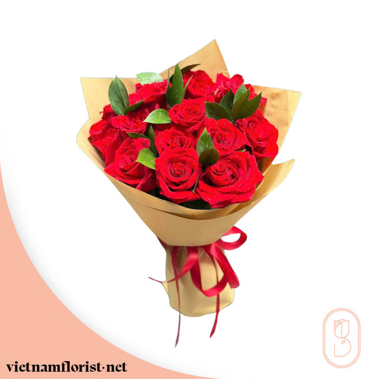 Roses bouquet 'Always & Forever' – Delivered in Hanoi, Da Nang, Ho Chi Minh, and across Vietnam
