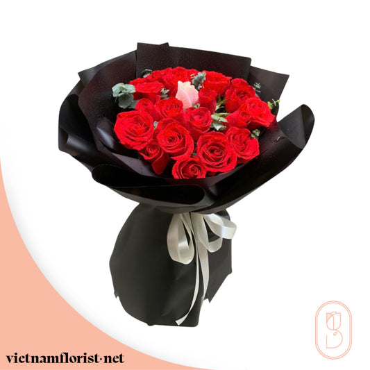 Roses bouquet 'Heartstrings' – Delivered in Hanoi, Da Nang, Ho Chi Minh, and across Vietnam