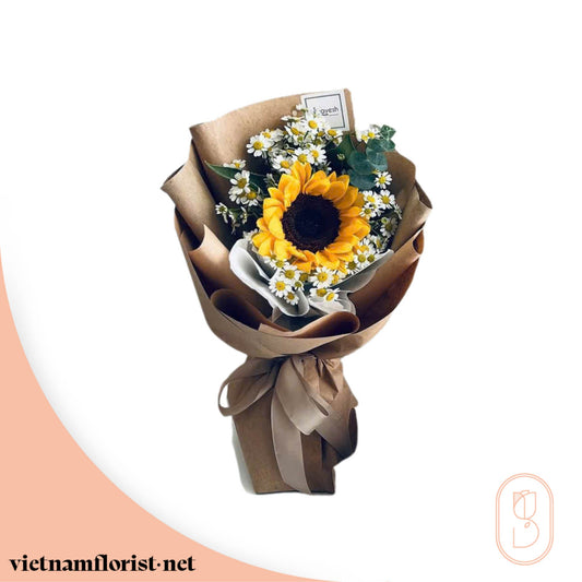 Morning Joy – Sunflower bouquet by Vietnamflorist.net, perfect for any occasion.
