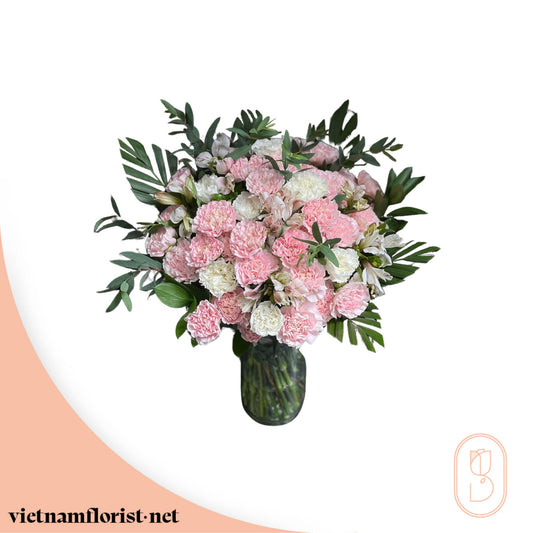 Nova – Carnation bouquet by Vietnamflorist.net, perfect for any occasion.
