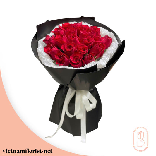 Roses bouquet 'Petals in the Wind' – Delivered in Hanoi, Da Nang, Ho Chi Minh, and across Vietnam