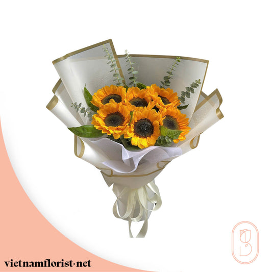 Sunflower bouquet 'Sun Rise' – Delivered in Hanoi, Da Nang, Ho Chi Minh, and across Vietnam