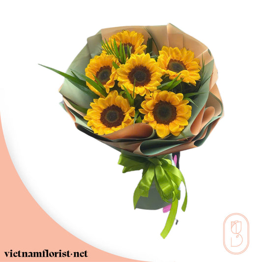 Sunflower bouquet 'Sunshine' – Delivered in Hanoi, Da Nang, Ho Chi Minh, and across Vietnam
