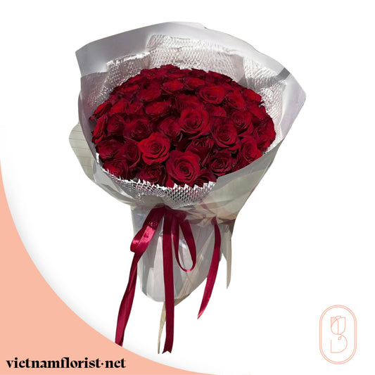 Roses bouquet 'The Keepsake' – Delivered in Hanoi, Da Nang, Ho Chi Minh, and across Vietnam