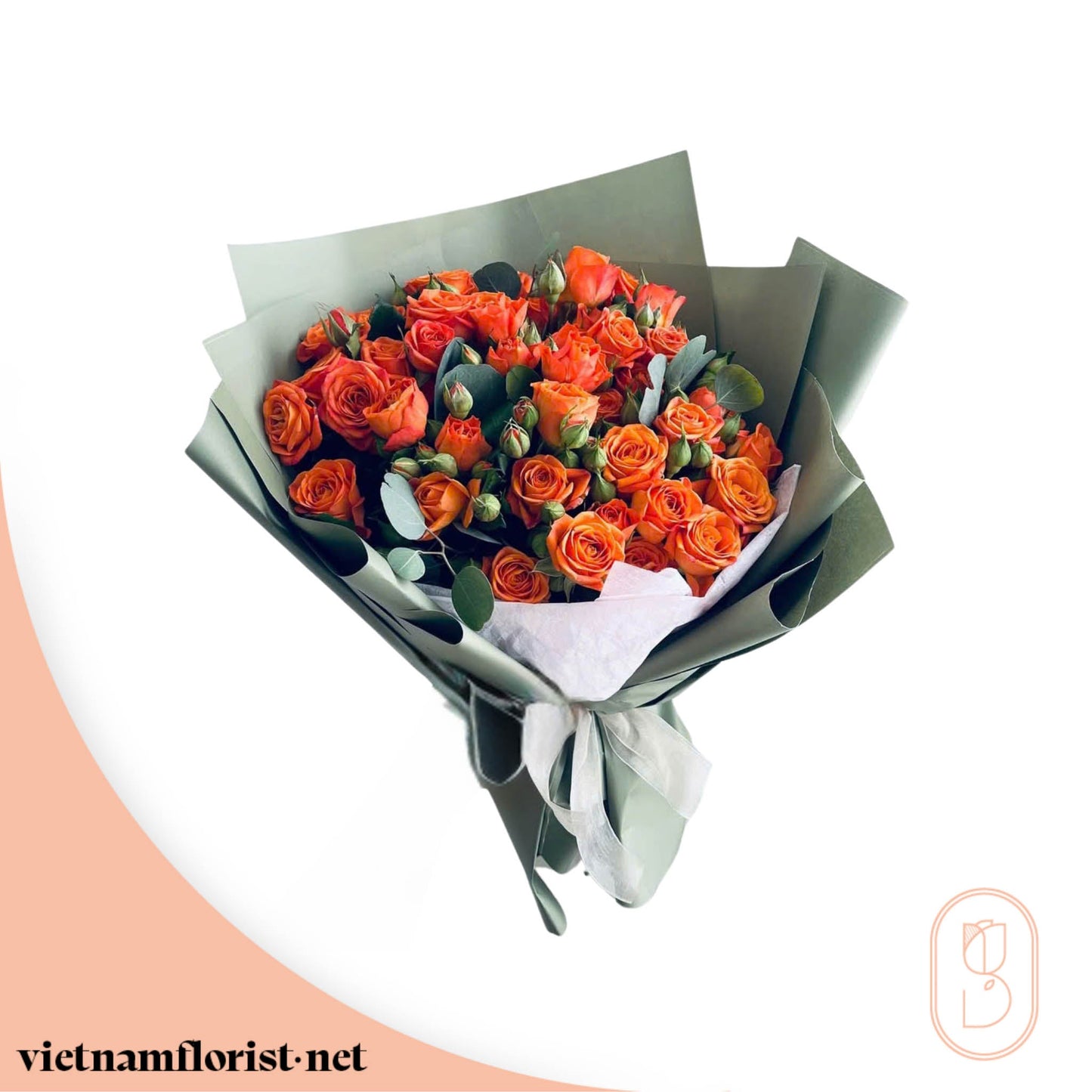 Warm Love – Roses bouquet by Vietnamflorist.net, perfect for any occasion.